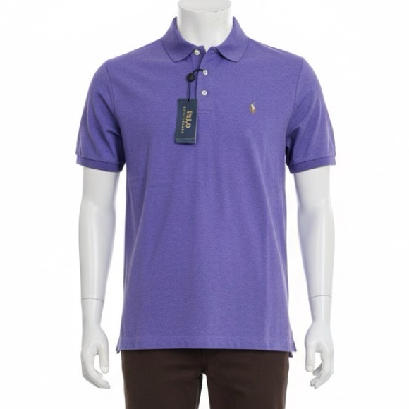 New with Tag Recent Polo Ralph Lauren Men's 100% Cotton Purple T-Shirt XL, XXl - Picture 1 of 11